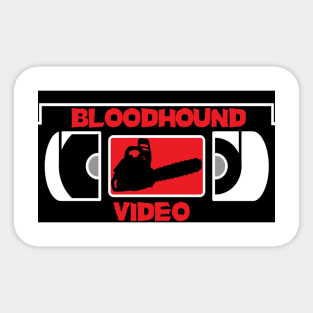 Bloodhound Video Logo Sticker